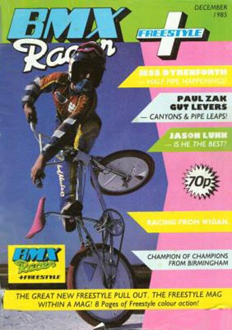 bmx racer + freestyle december 1985