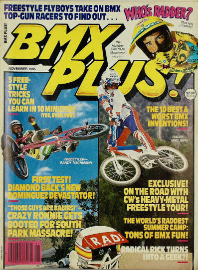 randy tischmann mike king bmx plus! 11 86