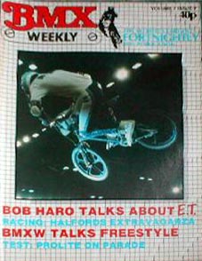 bob haro bmx weekly cover