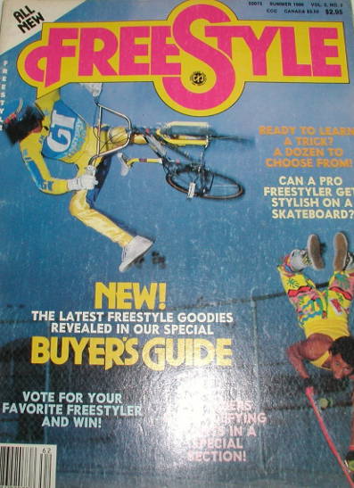 mike dominguez woody itson freestyle bmx summer 1985