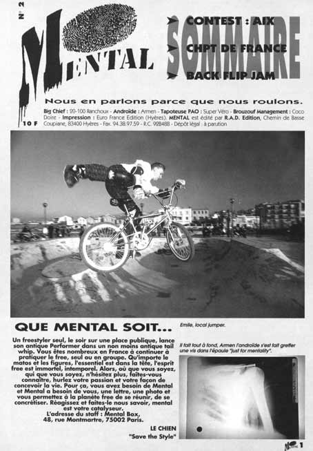 emile devendt mental bmx numero 2